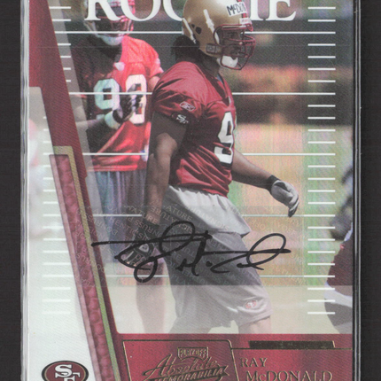 2007 Playoff Absolute Memorabilia Ray McDonald #242 319/349 Auto