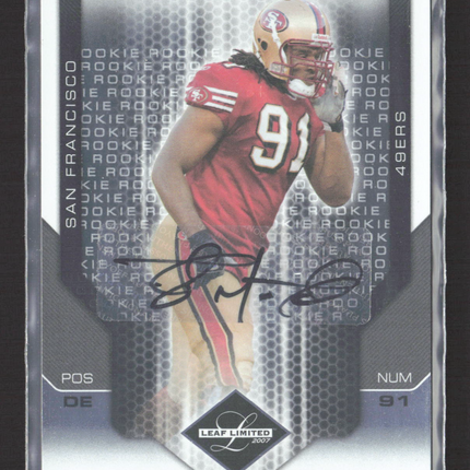 2007 Donruss Playoff Leaf Limited Ray McDonald #283 199/299 Auto