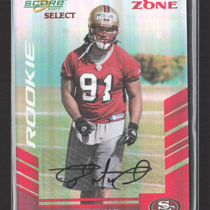 2007 Score Select Red Zone Ray McDonald #409 23/25 Auto
