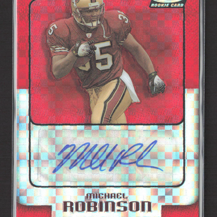 2005 Topps Finest Michael Robinson #178 X-Fractor Auto /250