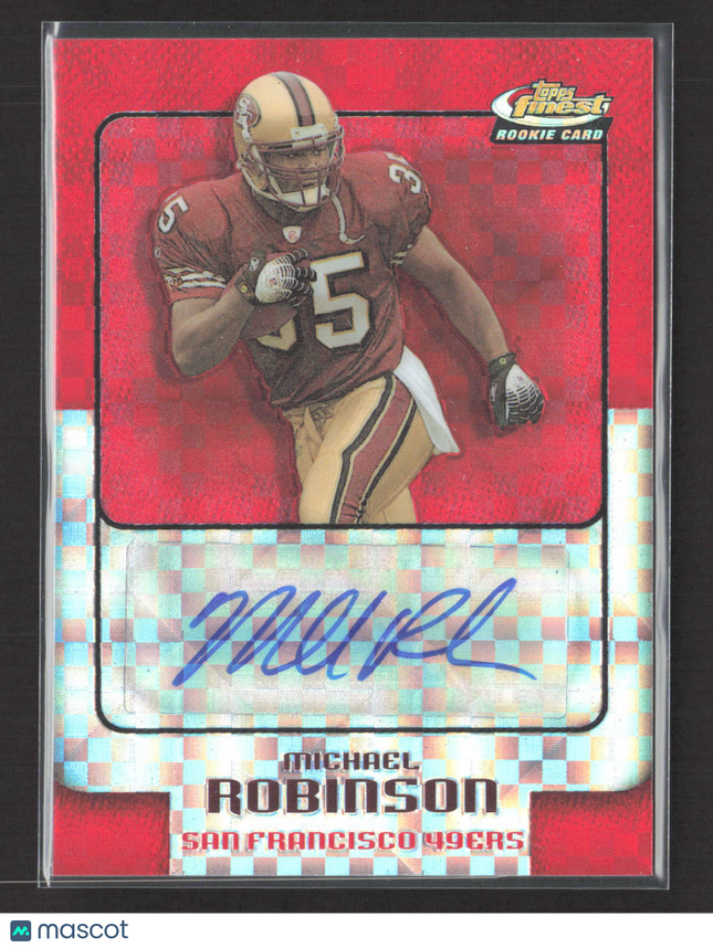 2005 Topps Finest Michael Robinson #178 X-Fractor Auto /250