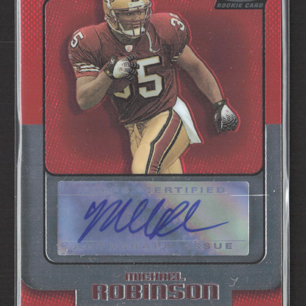 2005 Topps Finest Michael Robinson #178 Auto