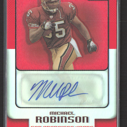 2006 Topps Finest Michael Robinson #178 Refractor Auto /399