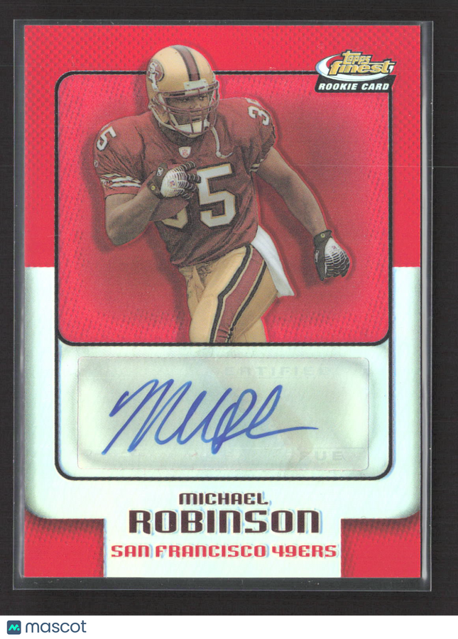 2006 Topps Finest Michael Robinson #178 Refractor Auto /399