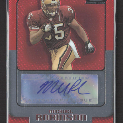 2006 Topps Finest Michael Robinson #178 Auto