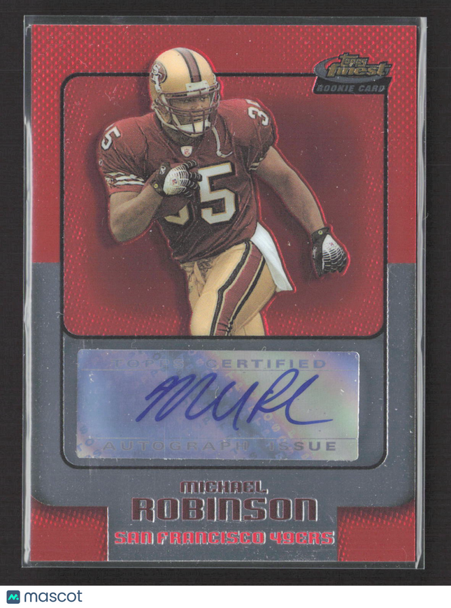 2006 Topps Finest Michael Robinson #178 Auto