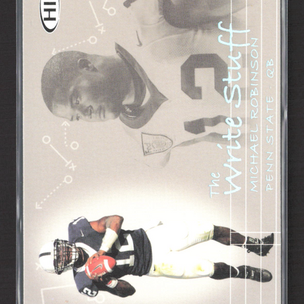 2006 SAGE HIT The Write Stuff Michael Robinson #11