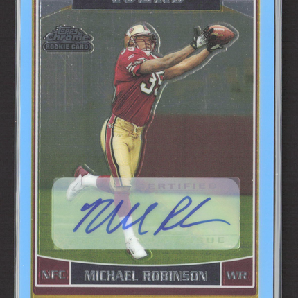 2006 Topps Chrome Michael Robinson #255 Auto /50