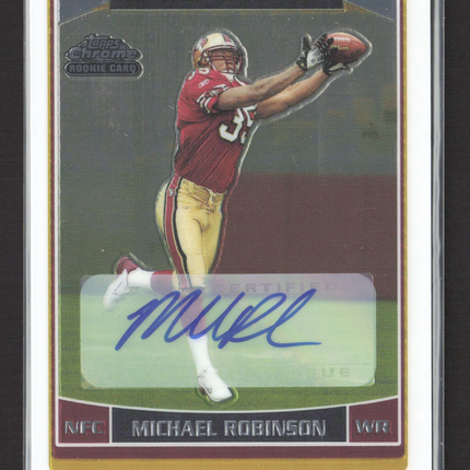 2006 Topps Chrome Michael Robinson #255 Auto