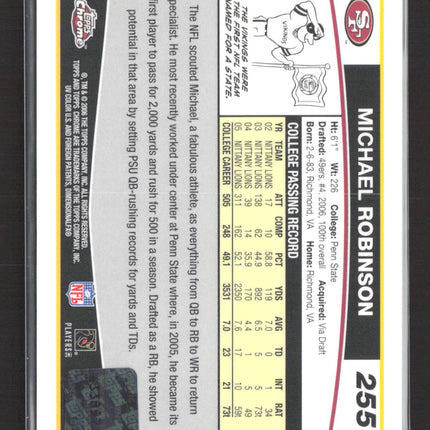 2006 Topps Chrome Michael Robinson #255 Auto