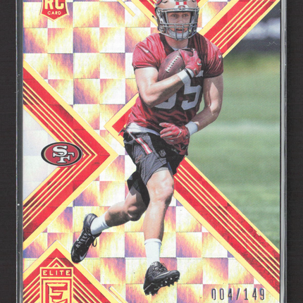 2017 Panini Donruss Elite George Kittle #109 RC 004/149