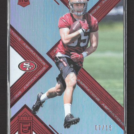 2017 Panini Donruss Elite Aspirations George Kittle #109 RC 07/15