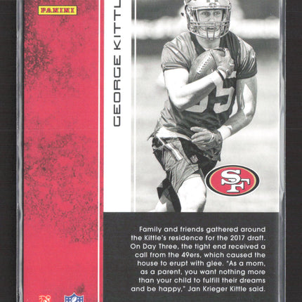 2017 Panini Donruss Elite Aspirations George Kittle #109 RC 07/15