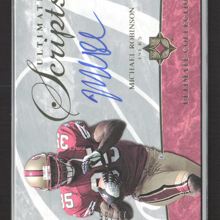 2006 Upper Deck Ultimate Ultimate Scripts Michael Robinson #USC-MR Auto