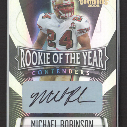 2006 Playoff Contenders Rookie of the Year Michael Robinson #ROY-18 06/25 Auto