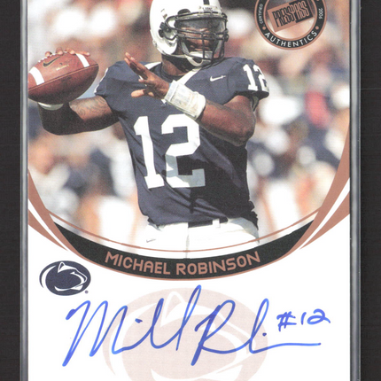 2006 Press Pass Authentics Michael Robinson Auto