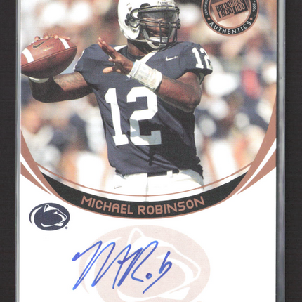 2006 Press Pass Authentics Michael Robinson Auto