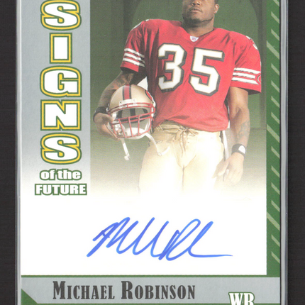2006 Bowman Signs of the Future Michael Robinson #SF-MR Auto