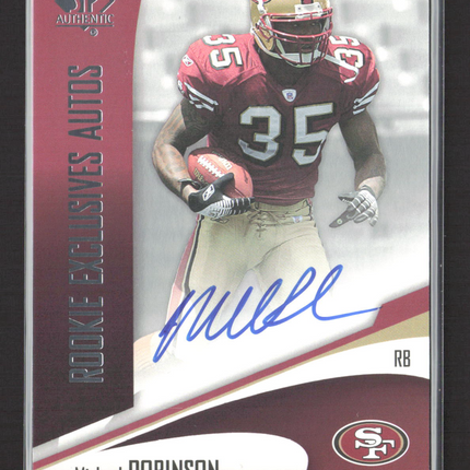 2006 Upper Deck SP Rookie Exclusives Autos Michael Robinson #REA-MR 060/100 Auto