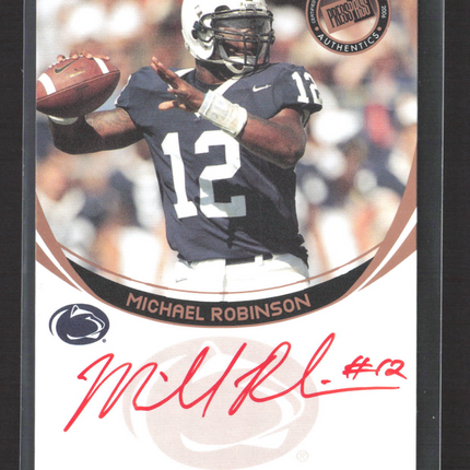 2006 Press Pass Authentics Michael Robinson Auto