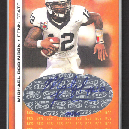 2006 SAGE HIT Michael Robinson #BCS-10 Auto /50