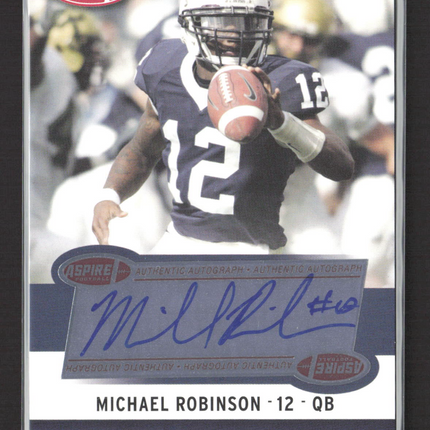 2006 Aspire Football Michael Robinson #12A Auto