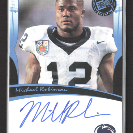 2006 Press Pass Legends Michael Robinson Auto
