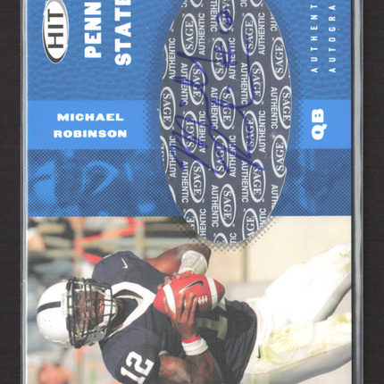 2006 SAGE HIT Michael Robinson #A32 Auto