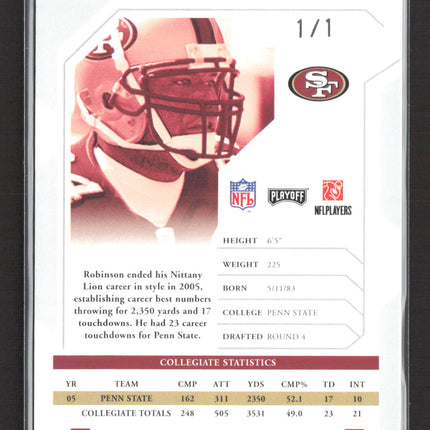 2006 Playoff Proof Michael Robinson #117 1/1