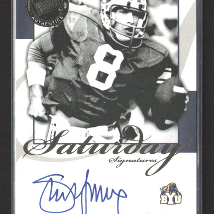 2008 Press Pass Legends Saturday Signatures Steve Young #SS-SY Auto