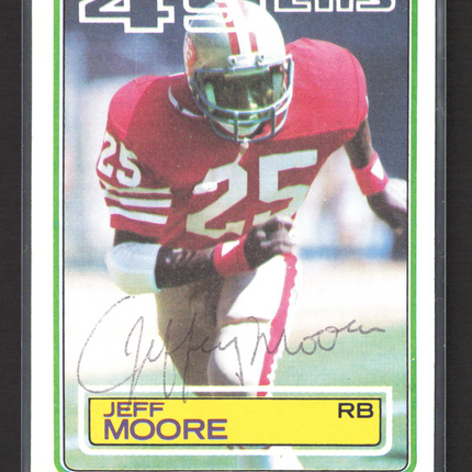 1983 Topps Jeff Moore #170 Auto IP