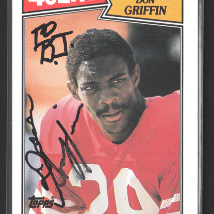 1987 Topps Don Griffin #122 Auto IP