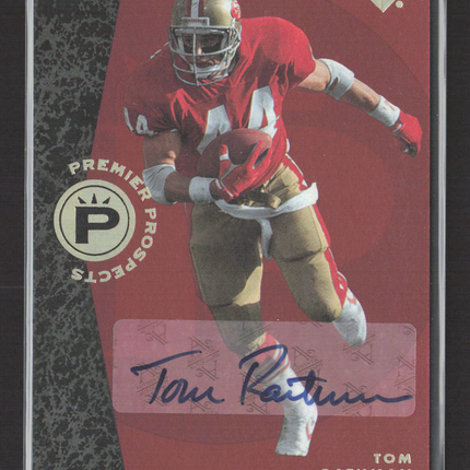 2008 Upper Deck SP Rookie Edition Tom Rathman #391 Auto