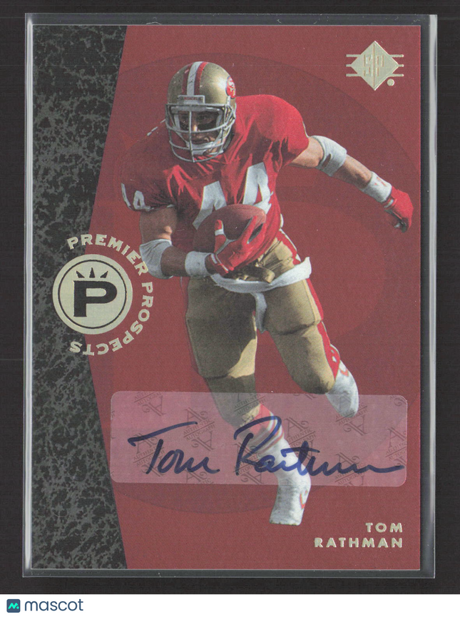 2008 Upper Deck SP Rookie Edition Tom Rathman #391 Auto
