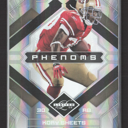 2009 Donruss Limited Spotlight Phenoms Kory Sheets #183 Silver /5