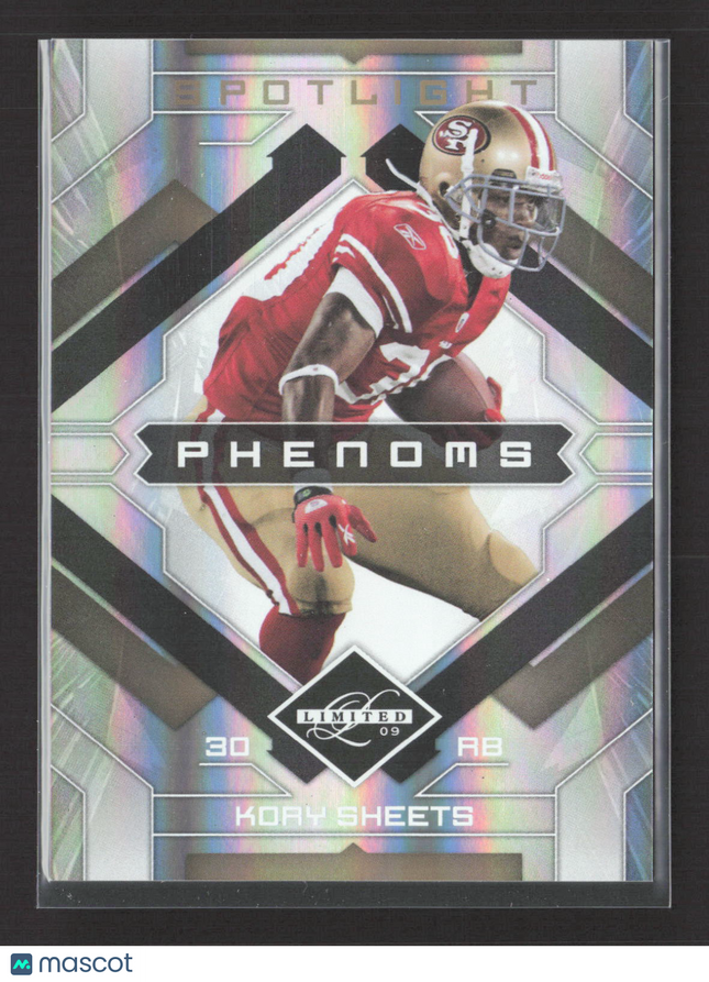 2009 Donruss Limited Spotlight Phenoms Kory Sheets #183 Silver /5