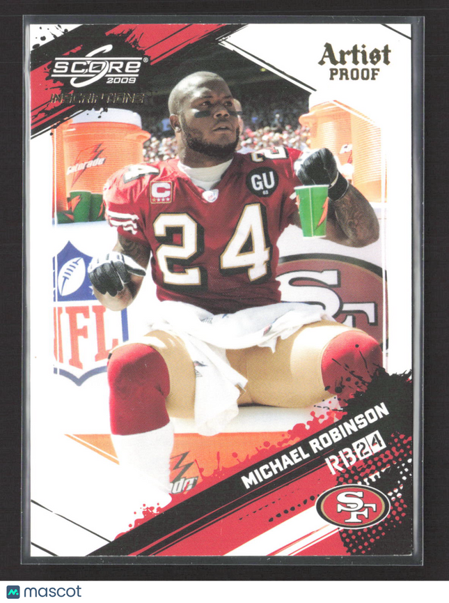 2009 Score Inscriptions Michael Robinson #250 Artist Proof /32