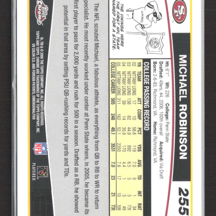 2006 Topps Chrome Special Edition Michael Robinson #255