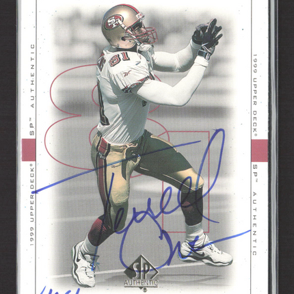 1999 Upper Deck SP Authentic Terrell Owens #77 Auto /450