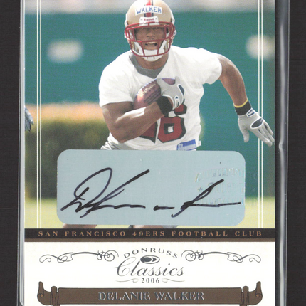 2006 Donruss Classics Delanie Walker #178 Auto /599