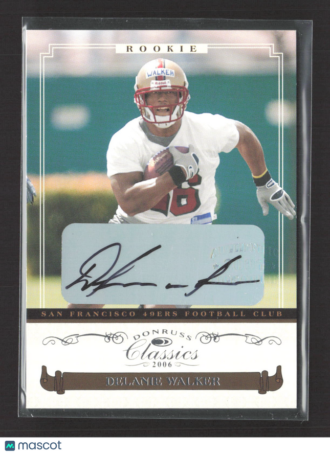 2006 Donruss Classics Delanie Walker #178 Auto /599