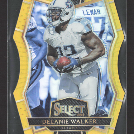 2017 Panini Select Delanie Walker #137 Gold Die-Cut 10/10