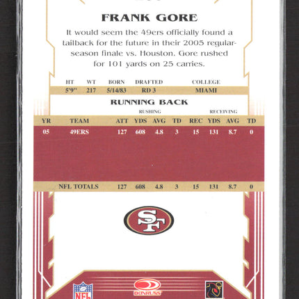 2006 Score Inscriptions Frank Gore #235 Auto