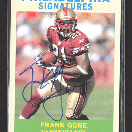 2009 Upper Deck Philadelphia Signatures Frank Gore #PS-FG Auto