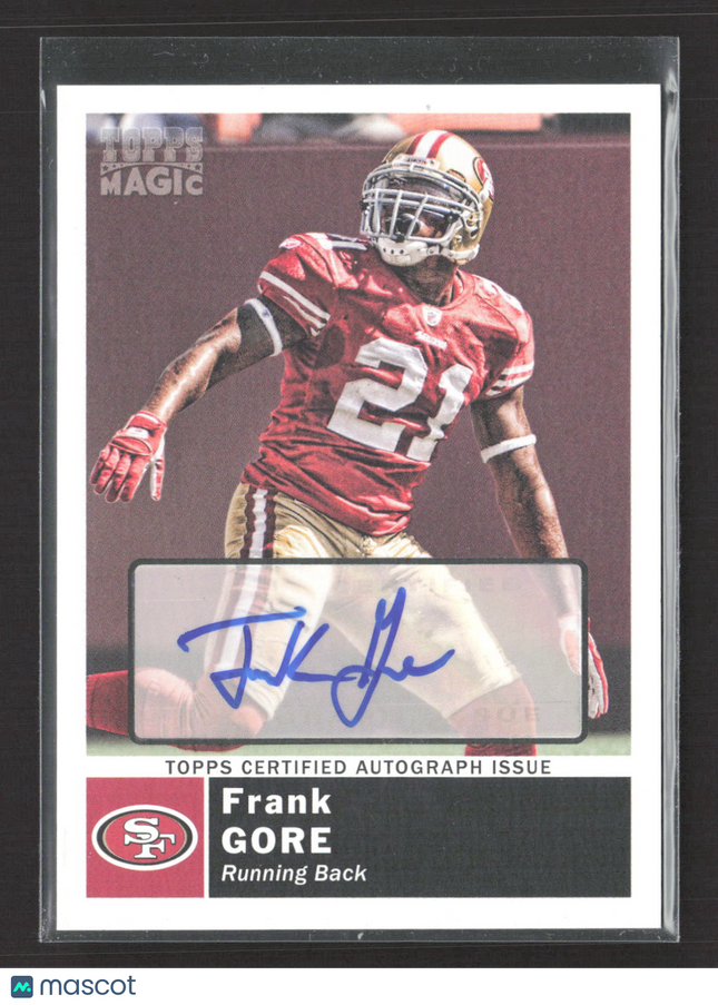2010 Topps Magic Frank Gore #21 Auto