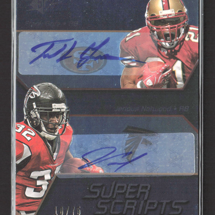 2008 Upper Deck SPx Super Scripts Frank Gore Jerious Norwood #SSD15 10/75 Auto