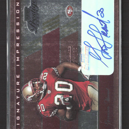 2003 Playoff Prestige Signature Impressions Garrison Hearst #SI-8 32/50 Auto