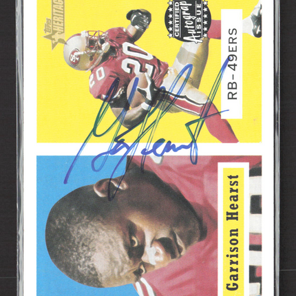 2002 Topps Heritage Garrison Hearst #HR-GH / Certified Autograph Issue Auto