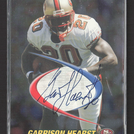 1998 Collector's Edge First Place Garrison Hearst #14 Authentic Autograph Auto