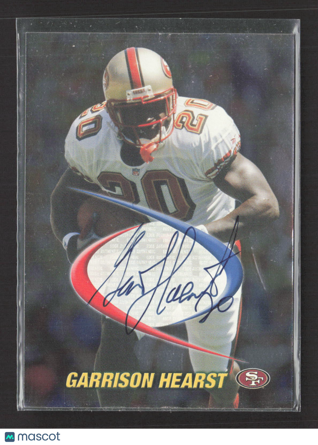 1998 Collector's Edge First Place Garrison Hearst #14 Authentic Autograph Auto
